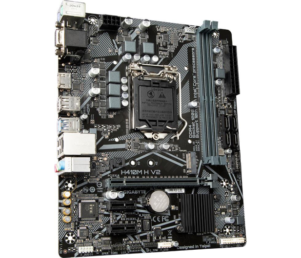 GIGABYTE Płyta główna H410M H V2 s1200 2DDR4 HDMI/D-SUB M.2 mATX - 1071819 - zdjęcie 2